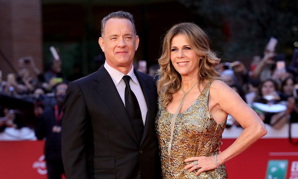 Tom Hanks and his wife 